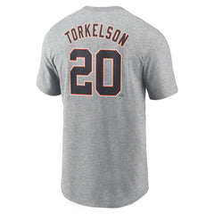 Spencer Torkelson Detroit Tigers Fuse Name & Number T-Shirt - Gray | Nike