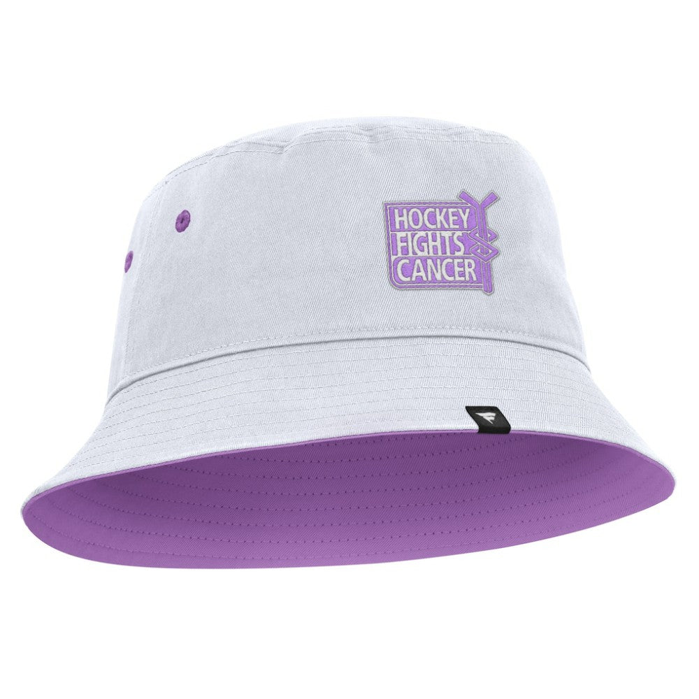 Boston Bruins Fanatics Hockey Fights Cancer Bucket Hat White