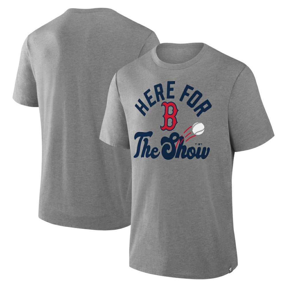 Boston Red Sox Nostalgia Tri-Blend T-Shirt - Heather Gray