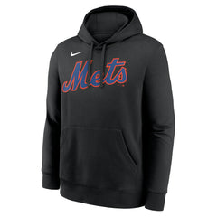 Francisco Lindor New York Mets Player Name & Number Club Pullover Hoodie - Black | Nike