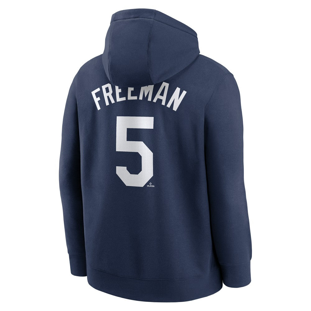 Freddie Freeman Los Angeles Dodgers Player Name & Number Club Pullover Hoodie - Navy | Nike