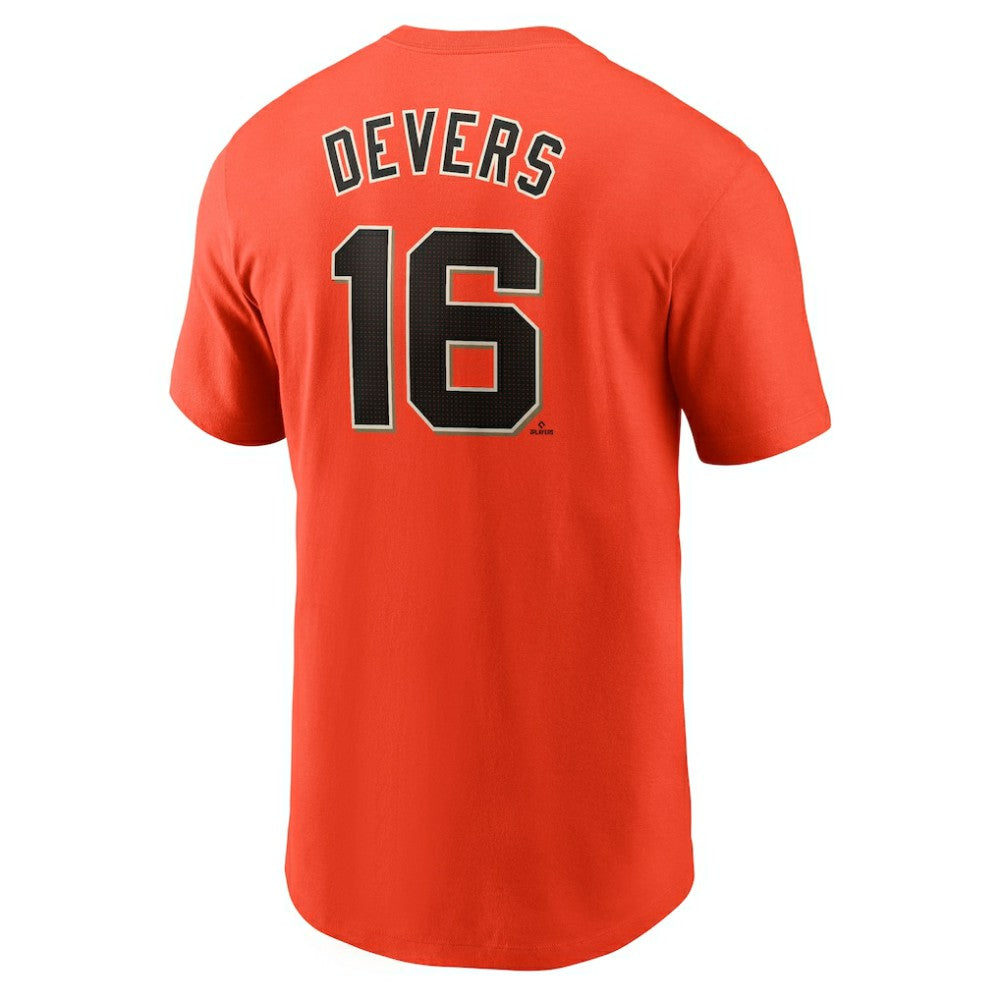 Rafael Devers San Francisco Giants Name & Number T-Shirt - Orange | Nike
