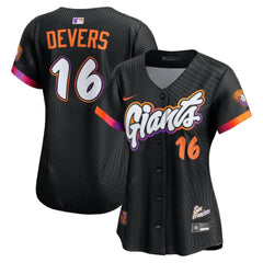 Rafael Devers San Francisco Giants Women's 2025 City Connect Limited Player Jersey - Black | Nike