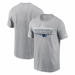 New England Patriots 2025 AFC Champions Locker Room Trophy Collection T-Shirt - Heather Gray | Nike discount