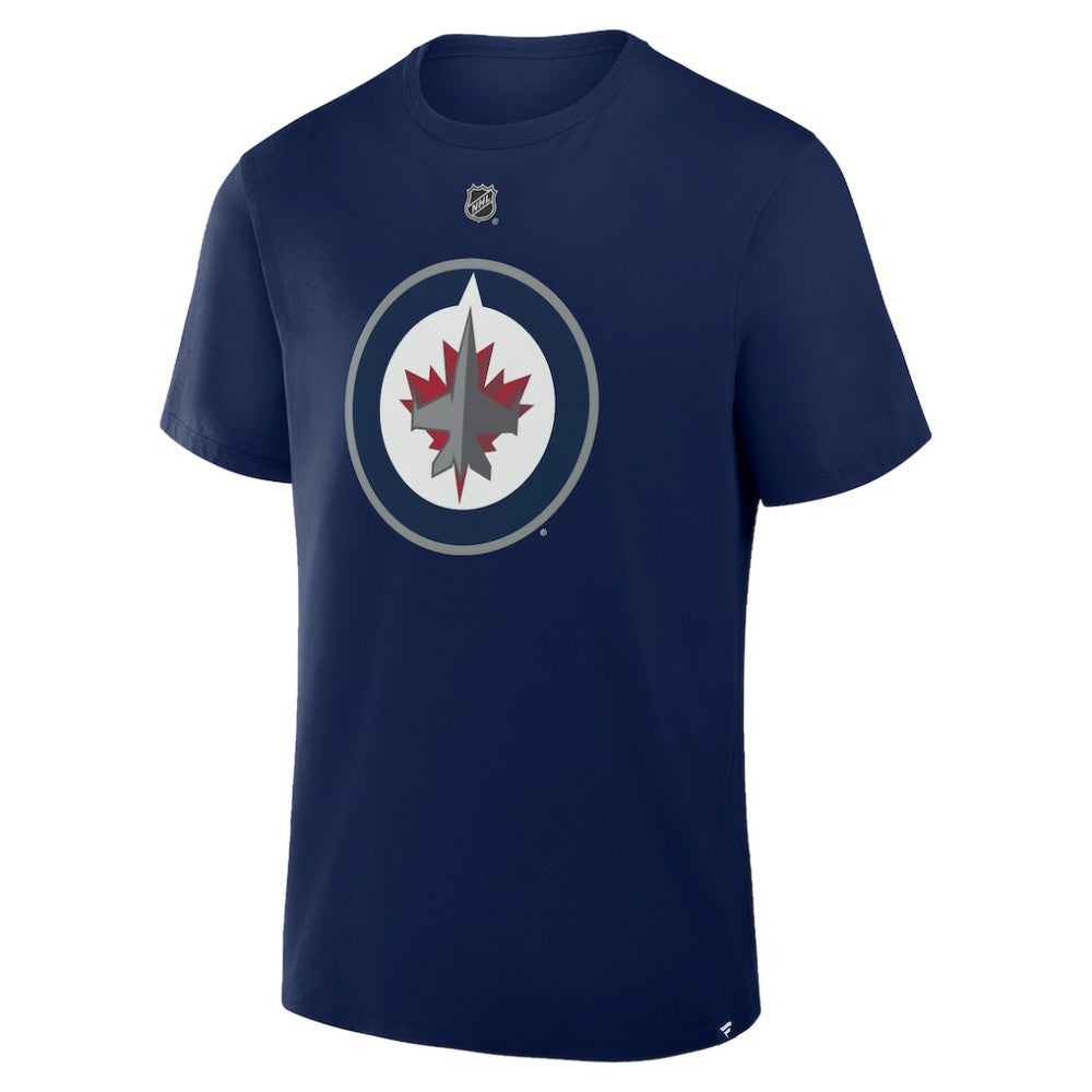 Jonathan Toews Winnipeg Jets Fanatics Authentic Stack Name & Number T-Shirt Navy