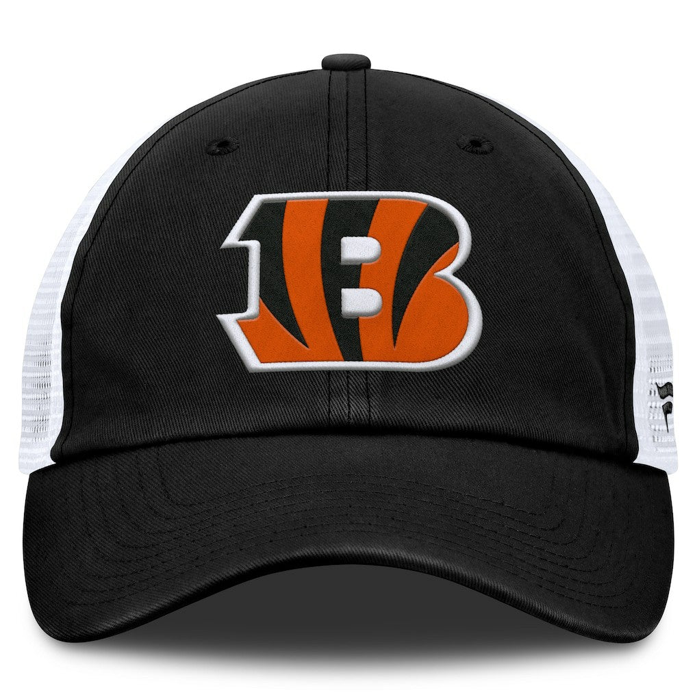 Cincinnati Bengals Trucker Adjustable Hat - Black/White on sale