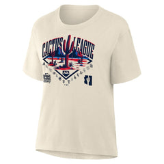 2026 Spring Training Cactus League Women's Relaxed Hip Legacy T-Shirt - Cream