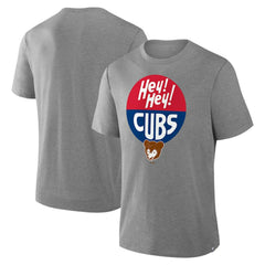 Chicago Cubs Tribute IYKYK Tri-Blend T-Shirt - Heather Gray