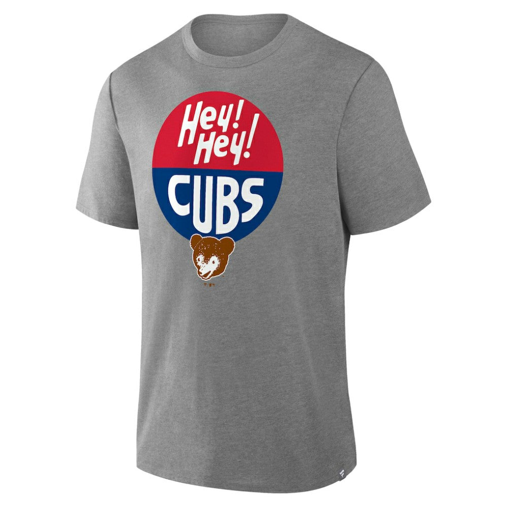 Chicago Cubs Tribute IYKYK Tri-Blend T-Shirt - Heather Gray