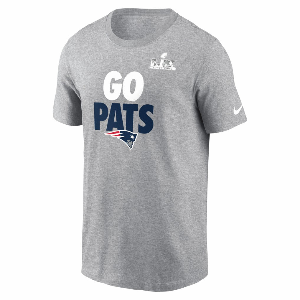 New England Patriots Super Bowl LX Fast As Fast Gets T-Shirt - Heather Gray | Nike on sale