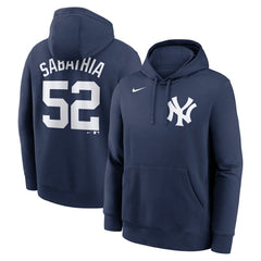 CC Sabathia New York Yankees Retired Player Name & Number Club Pullover Hoodie - Navy | Nike