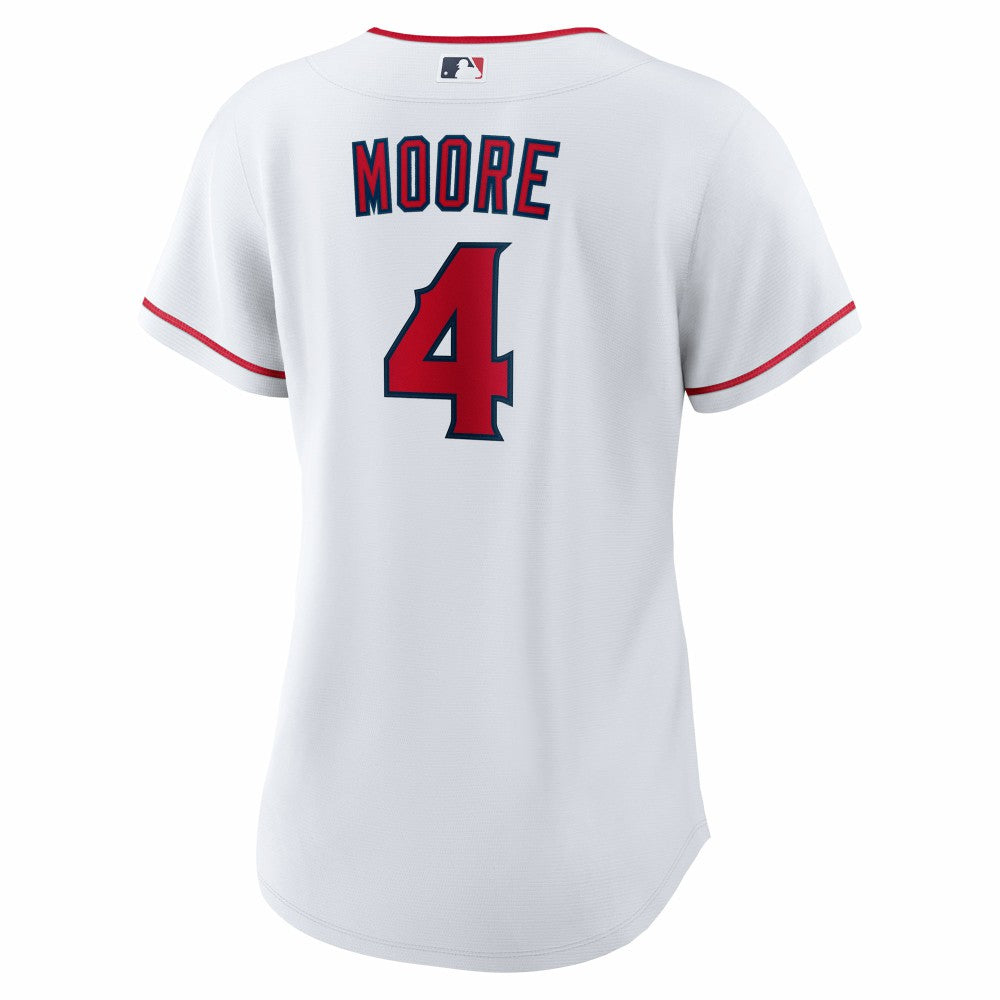 Christian Moore Los Angeles Angels Women's Home Replica Jersey - White | Nike