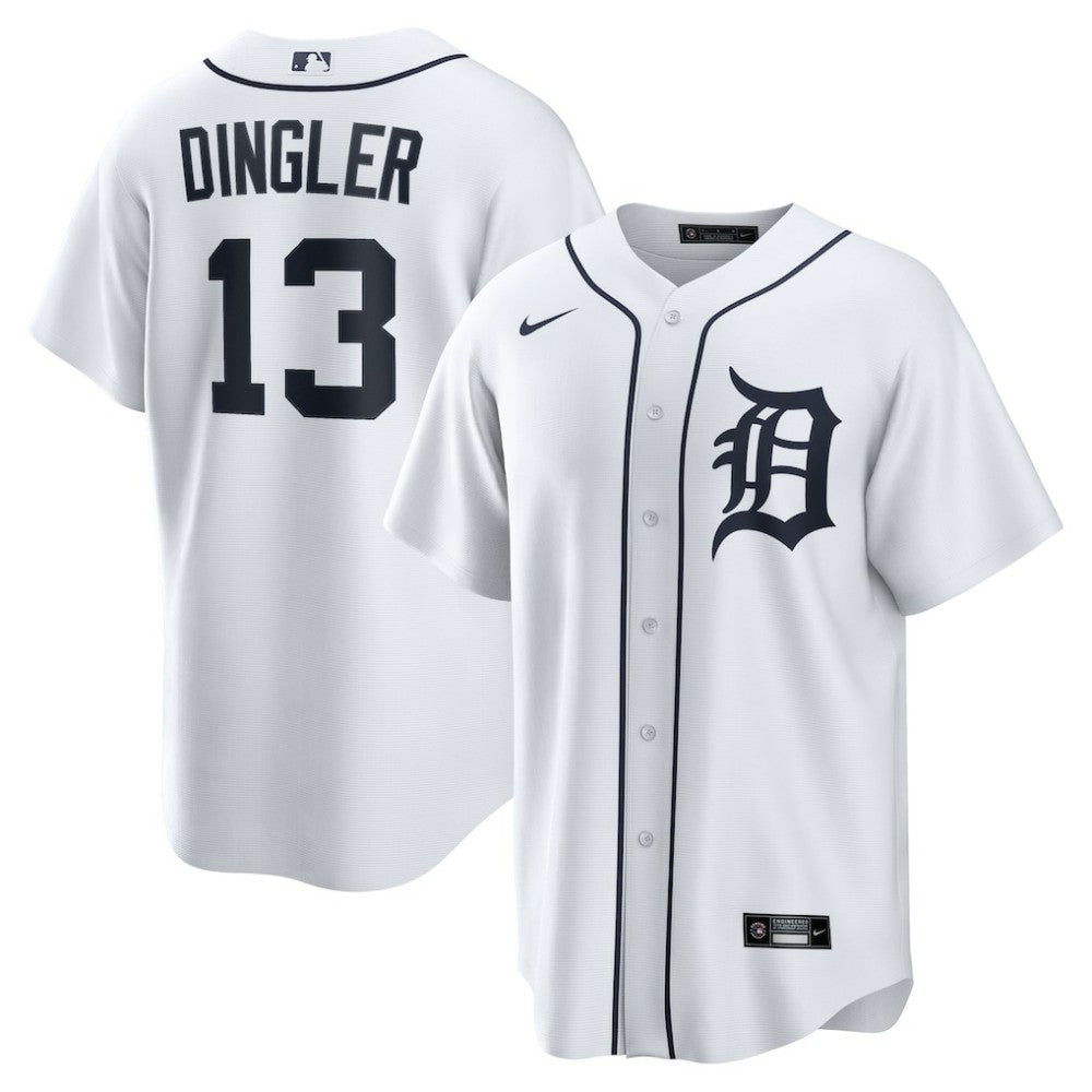 Dillon Dingler Detroit Tigers Home Replica Jersey - White | Nike