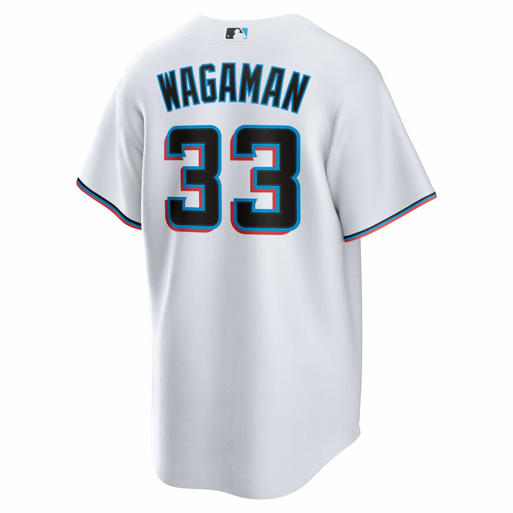 Eric Wagaman Miami Marlins Home Replica Jersey - White | Nike