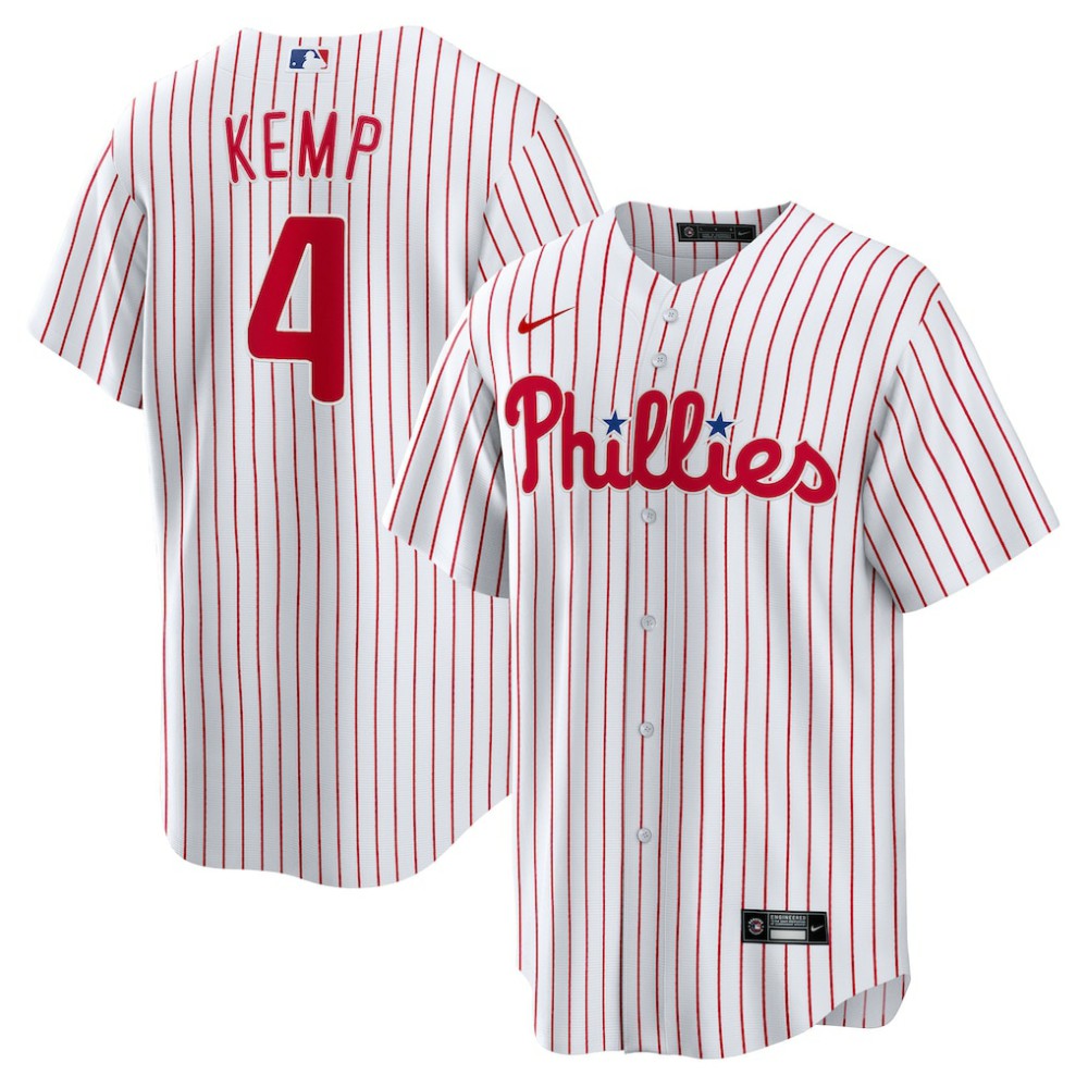 Otto Kemp Philadelphia Phillies Home Replica Jersey - White | Nike