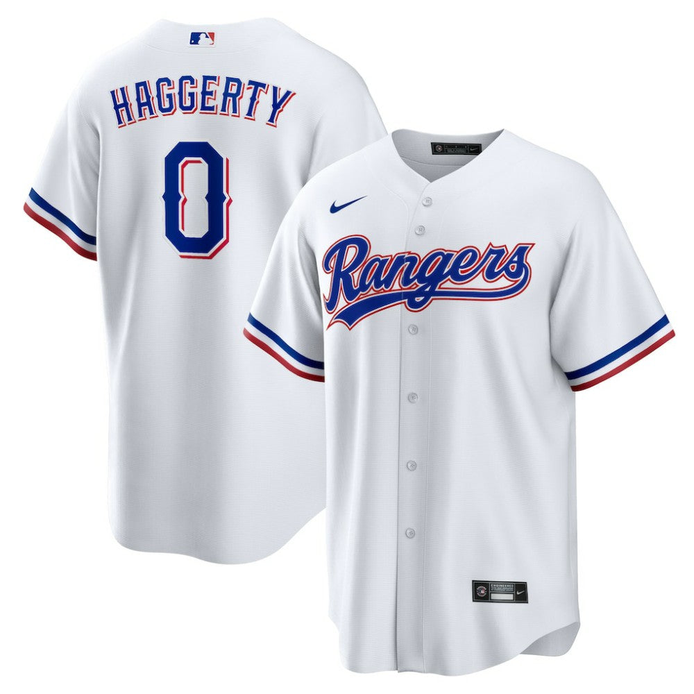 Sam Haggerty Texas Rangers Home Replica Jersey - White | Nike
