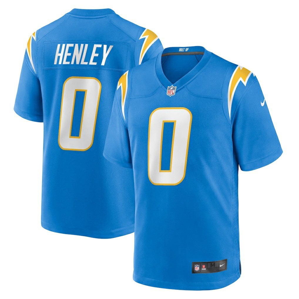 Daiyan Henley Los Angeles Chargers Team Game Jersey - Powder Blue | Nike on sale