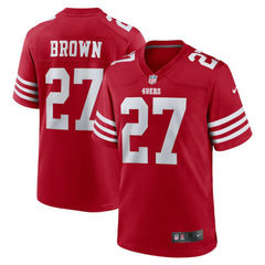 Ji'Ayir Brown San Francisco 49ers Team Game Jersey - Scarlet | Nike on sale