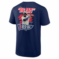 David Ortiz Boston Red Sox Retired Player Nickname Name & Number T-Shirt - Navy