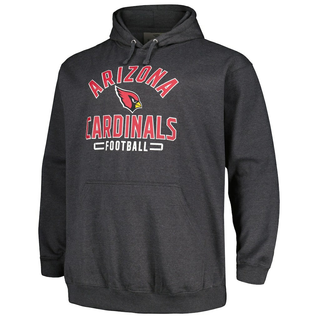 Arizona Cardinals Big & Tall Pullover Hoodie - Heather Charcoal online