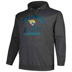 Jacksonville Jaguars Big & Tall Pullover Hoodie - Heather Charcoal on sale