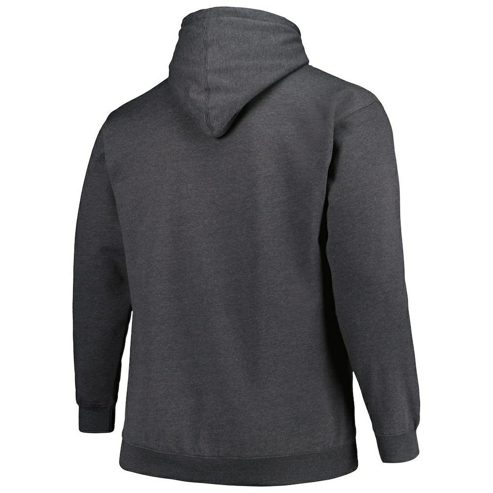Carolina Panthers Big & Tall Pullover Hoodie - Heather Charcoal discount