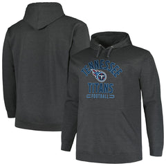 Tennessee Titans Big & Tall Pullover Hoodie - Heather Charcoal outlet