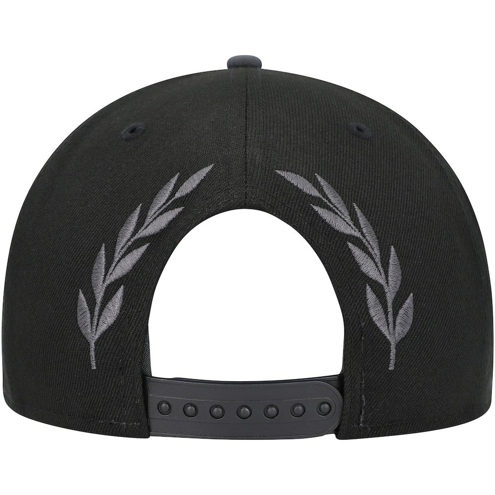 Brooklyn Nets Back Laurels 9FIFTY Snapback Hat - Black | New Era for sale