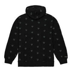 Las Vegas Raiders Allover Print Fleece Pullover Hoodie - Black outlet