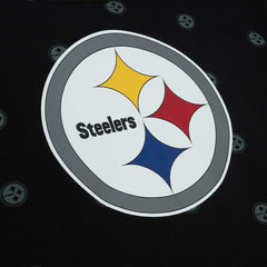 Pittsburgh Steelers Allover Print Fleece Pullover Hoodie - Black outlet