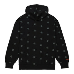 Cincinnati Bengals Allover Print Fleece Pullover Hoodie - Black on sale
