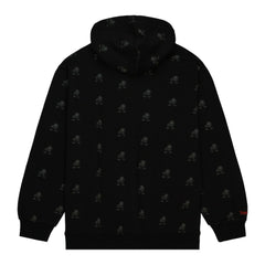 Cleveland Browns Allover Print Fleece Pullover Hoodie - Black sale