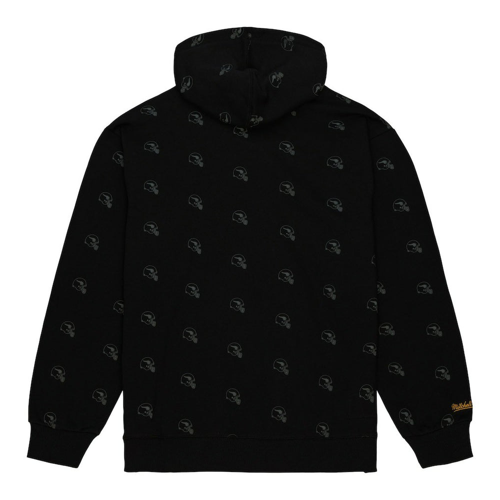 Minnesota Vikings Allover Print Fleece Pullover Hoodie - Black sale