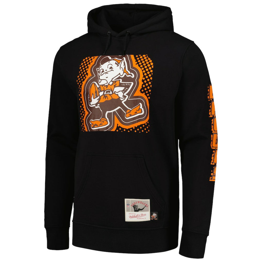 Cleveland Browns Gridiron Classics Big Face 7.0 Pullover Hoodie - Black discount