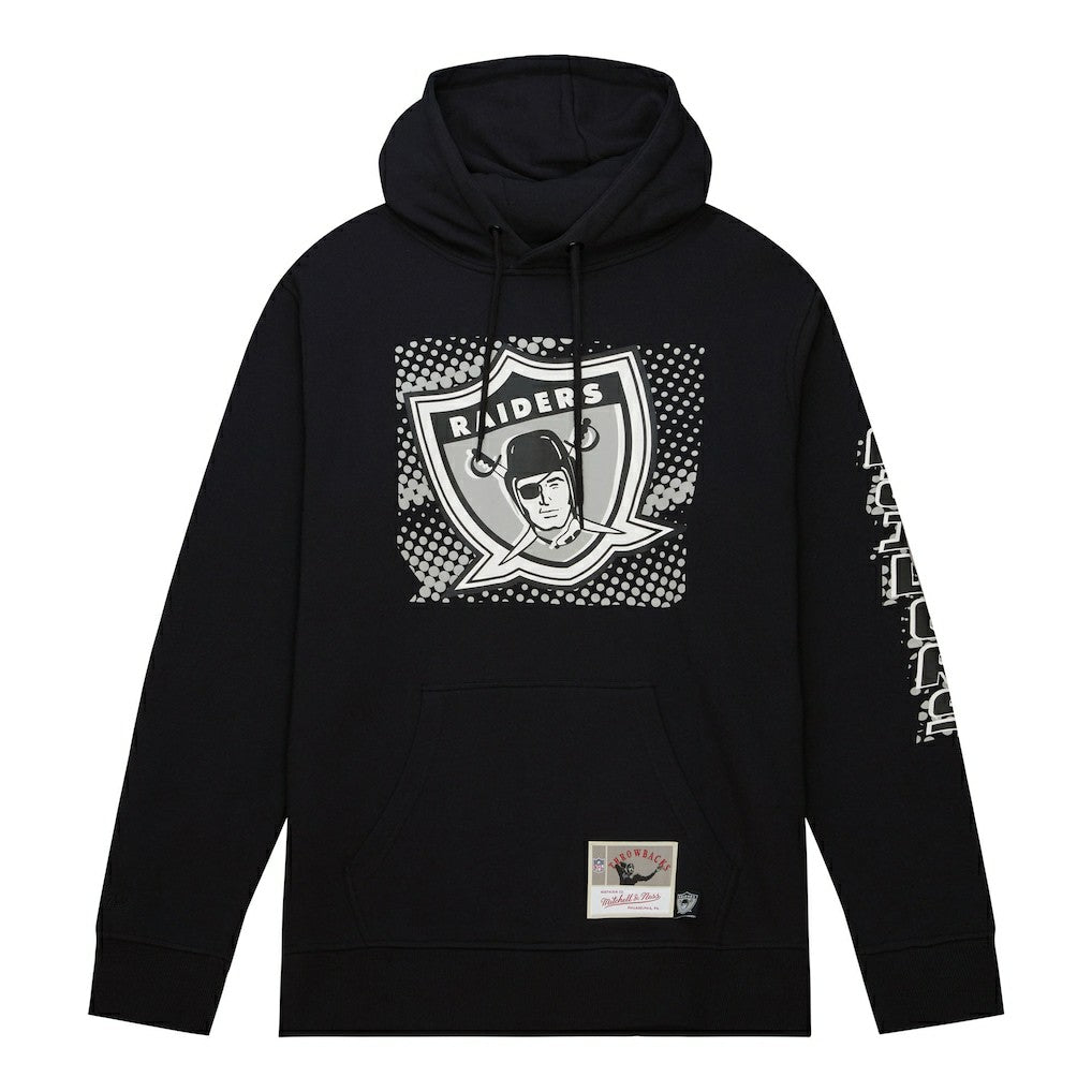 Las Vegas Raiders Gridiron Classics Big Face 7.0 Pullover Hoodie - Black for sale