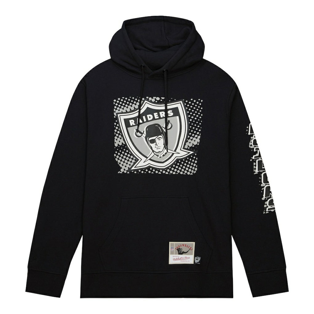 Las Vegas Raiders Gridiron Classics Big Face 7.0 Pullover Hoodie - Black for sale