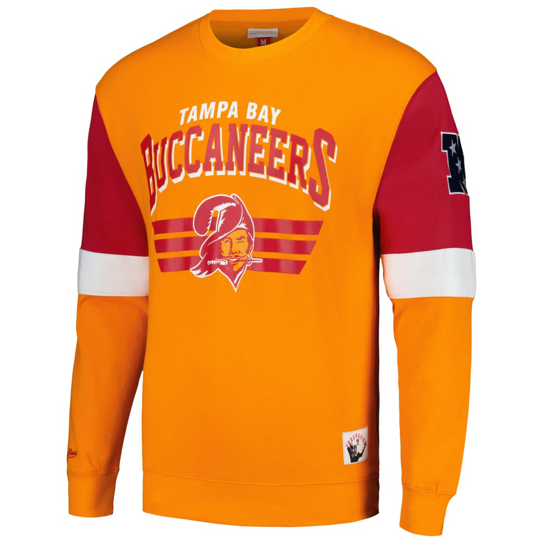 Tampa Bay Buccaneers Gridiron Classics Allover 3.0 Pullover Sweatshirt - Orange sale