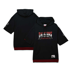 Atlanta Falcons Pre-Game Short Sleeve Pullover Hoodie - Black sale
