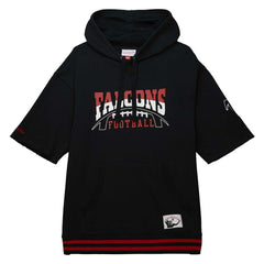 Atlanta Falcons Pre-Game Short Sleeve Pullover Hoodie - Black sale