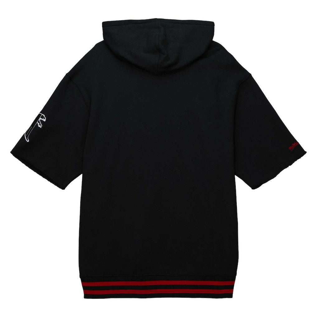 Atlanta Falcons Pre-Game Short Sleeve Pullover Hoodie - Black sale