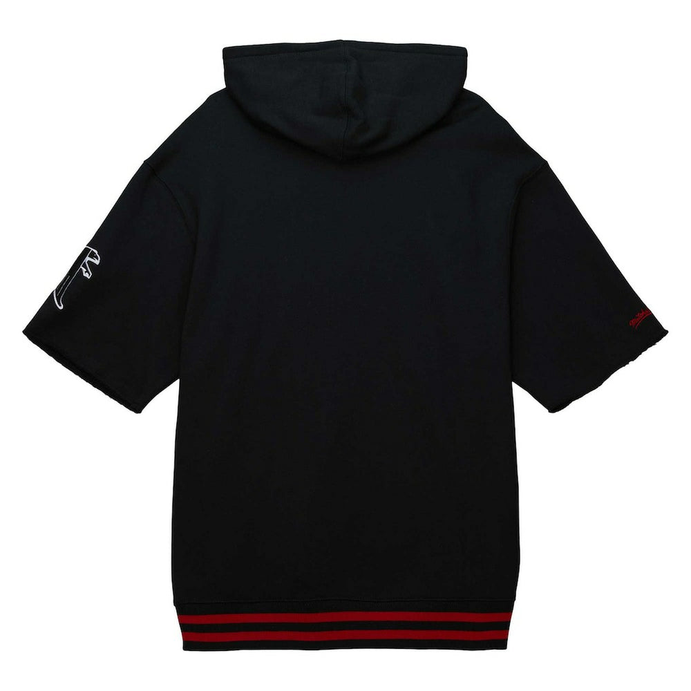 Atlanta Falcons Pre-Game Short Sleeve Pullover Hoodie - Black sale