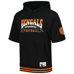 Cincinnati Bengals Pre-Game Short Sleeve Pullover Hoodie - Black online