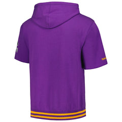 Minnesota Vikings Pre-Game Short Sleeve Pullover Hoodie - Purple sale