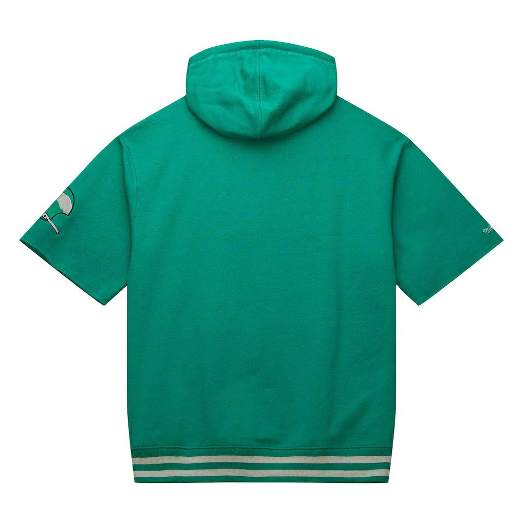 Philadelphia Eagles Pre-Game Short Sleeve Pullover Hoodie - Kelly Green sale