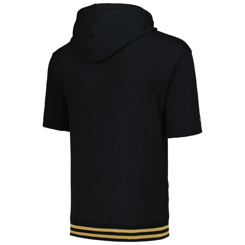 New Orleans Saints Pre-Game Short Sleeve Pullover Hoodie - Black online