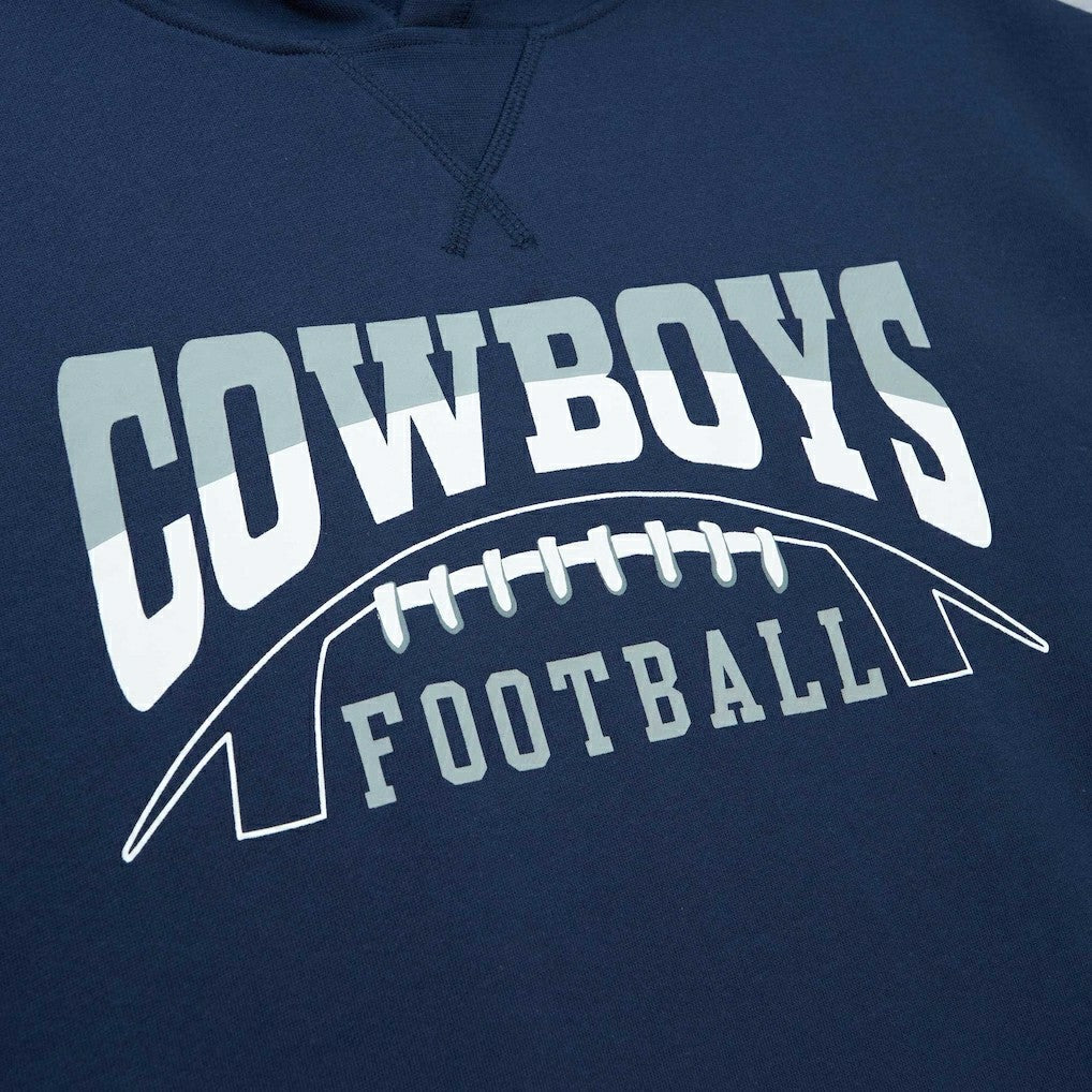 Dallas Cowboys Pre-Game Short Sleeve Pullover Hoodie - Navy for sale