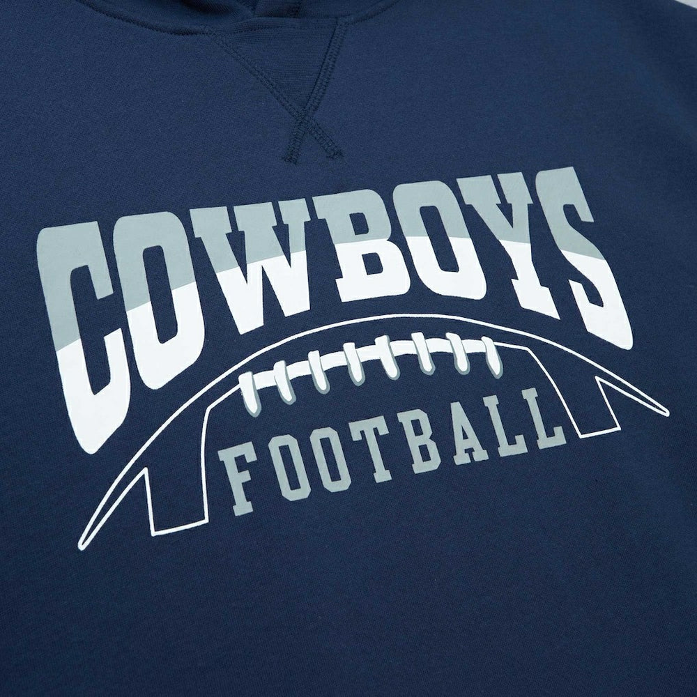 Dallas Cowboys Pre-Game Short Sleeve Pullover Hoodie - Navy for sale