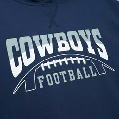 Dallas Cowboys Pre-Game Short Sleeve Pullover Hoodie - Navy for sale