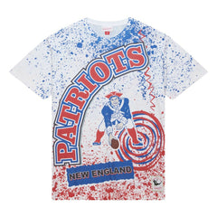 New England Patriots Team Burst Sublimated T-Shirt - White online