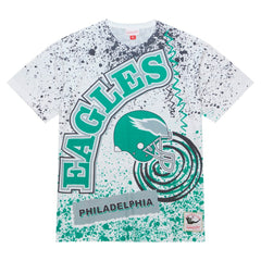 Philadelphia Eagles Team Burst Sublimated T-Shirt - White for sale